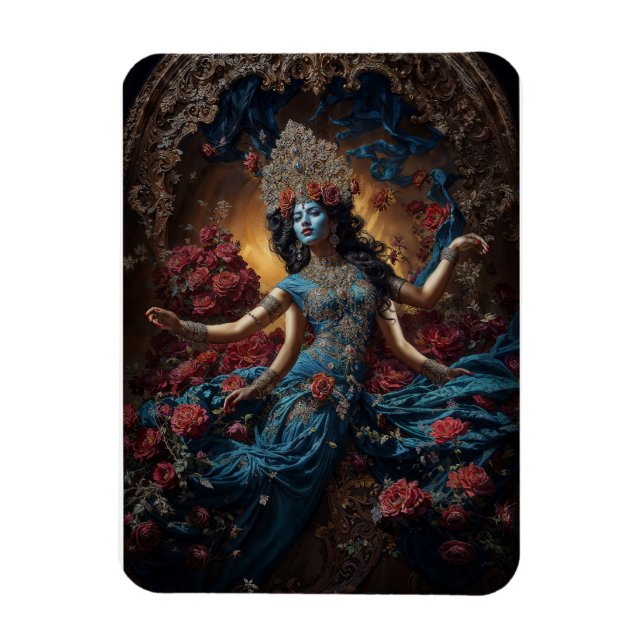 Keeper of Sacred Flow Goddess Kali Magnet (Vertical)