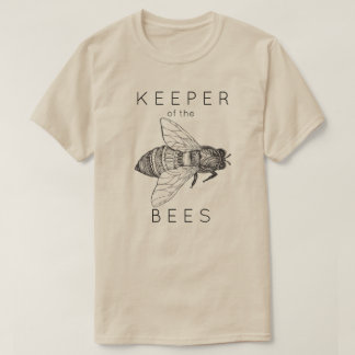 Keeper of the Bees Black Graphic Bee T-Shirt