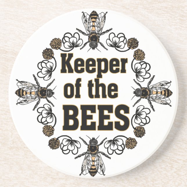 keeper of the bees coaster (Front)