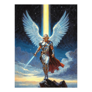 Keeper of the Celestial Gate Archangel Michael Photo Print