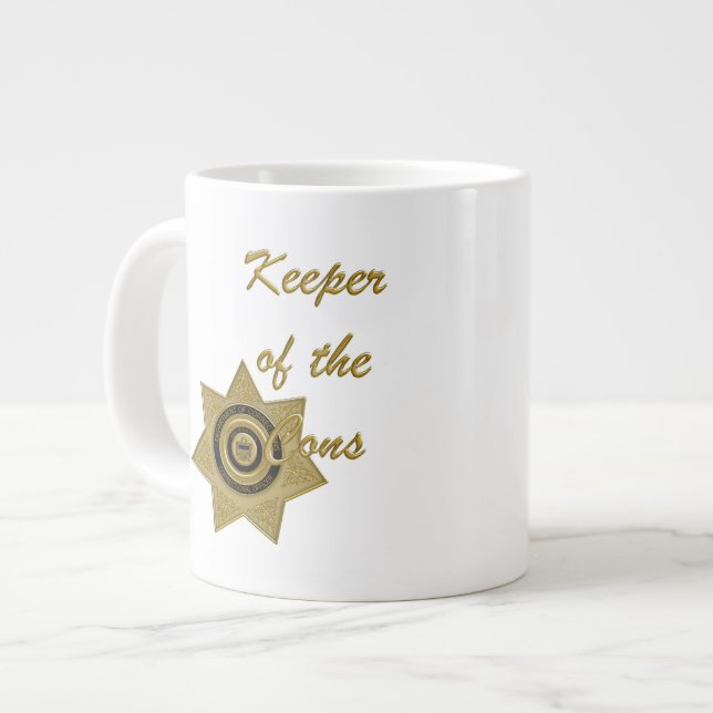 Keeper of the Cons, Correctional Officer Jumbo Mug (Front Left)