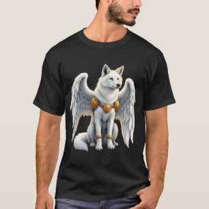 Keeper of the Dawn – The White Winged Wolf.  T-Shirt