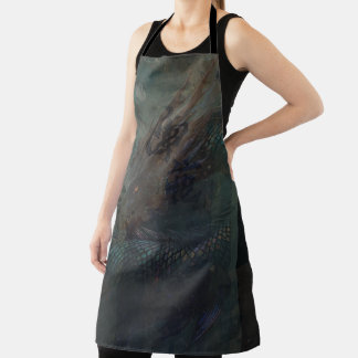 "Keeper Of The Dragon Scroll"  Apron