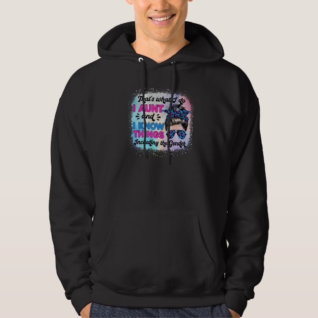 Keeper Of The Gender Auntie Keeper Of Gender Aunt Hoodie (Front)