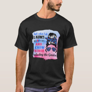 Keeper Of The Gender Auntie Keeper Of Gender Aunt  T-Shirt