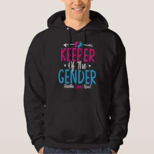 Keeper Of The Gender Auntie Loves You Gender Revea Hoodie