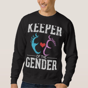 Keeper Of The Gender Baby Party Gender Reveal Sweatshirt