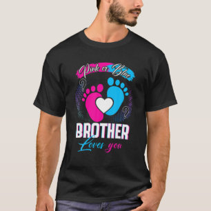 Keeper Of The Gender Brother Loves You Funny Match T-Shirt