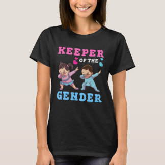 Keeper of the Gender Cute Baby Gender Reveal Party T-Shirt