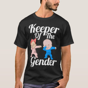 Keeper Of The Gender Cute Gender Reveal Party Coup T-Shirt