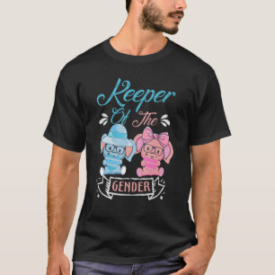 Keeper of the Gender Elephants in blue and pink p T-Shirt
