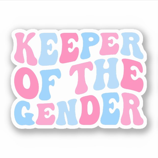 Keeper of the Gender, Gender Reveal Party Gift (Front)