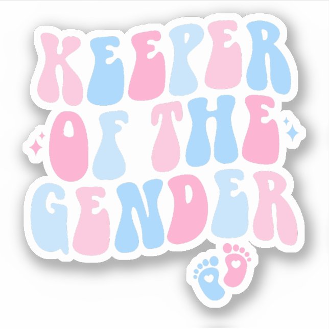 Keeper of the Gender, Gender Reveal Party Gift (Front)