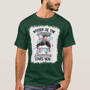 Keeper Of The Gender Grandma Loves You Mimi Mother T-Shirt