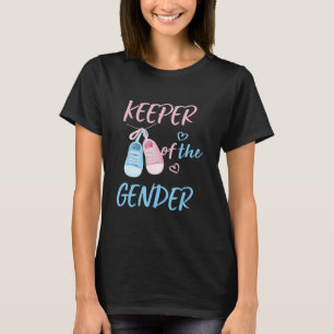 Keeper of the Gender Loves You Baby Shower Family T-Shirt