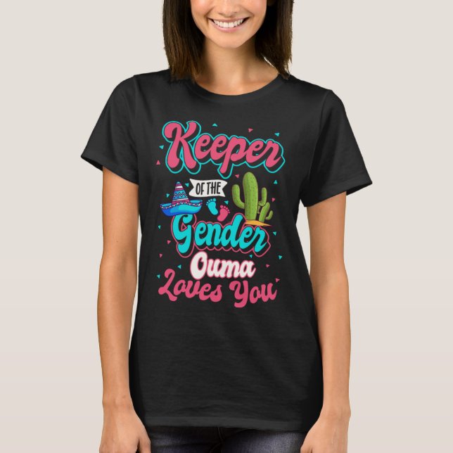 Keeper of the Gender Ouma Loves You Mexican Baby F T-Shirt (Front)