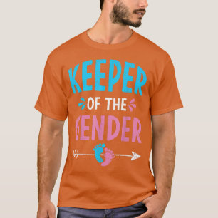 Keeper Of The Gender Pink Or Blue Gender Reveal T-Shirt