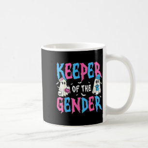 Keeper Of The Gender Pumpkin Halloween Baby Gender Coffee Mug