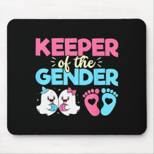 Keeper Of The Gender Pumpkin Halloween Baby Gender Mouse Mat