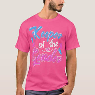 Keeper Of The Gender Reveal Announcement-gigapixel T-Shirt