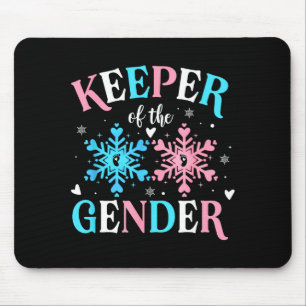 Keeper Of The Gender Reveal Baby Snowflake Nk Or B Mouse Mat