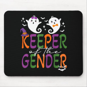 Keeper Of The Gender Reveal Halloween Pregnancy An Mouse Mat