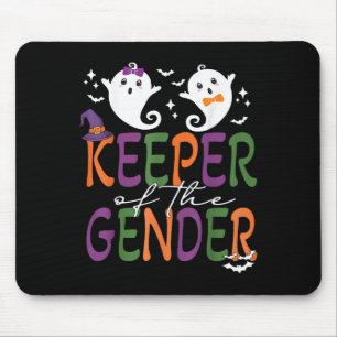 Keeper Of The Gender Reveal Halloween Pregnancy An Mouse Mat