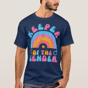 KEEPER OF THE GENDER Reveal Party Baby Announcemen T-Shirt