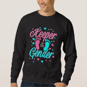 Keeper Of The Gender Reveal Party Baby Shower Anno Sweatshirt