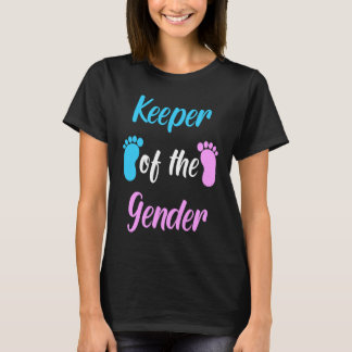 Keeper of the gender reveal  Party Supplies T-Shirt