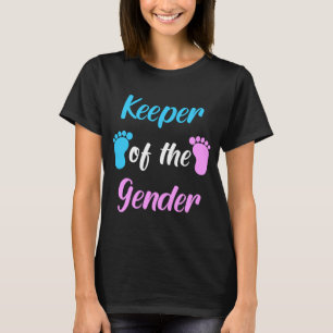 Keeper of the gender reveal  Party Supplies T-Shirt