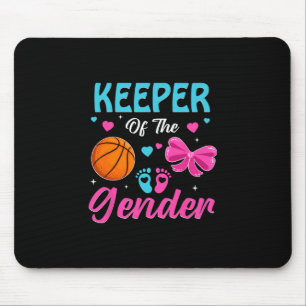 Keeper Of The Gender Sketll Gender Reveal Party Mouse Mat