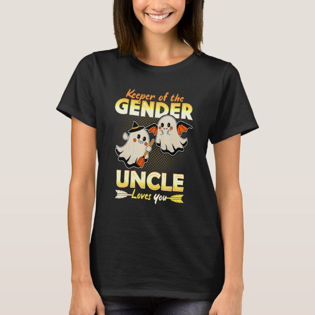 Keeper Of The Gender Uncle Loves You Reveal Hallow T-Shirt (Front)