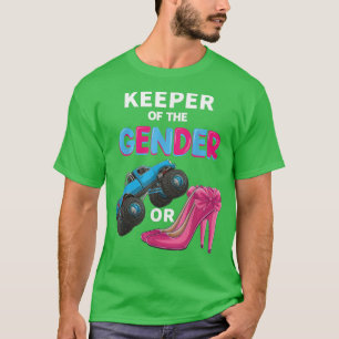 Keeper of the Gender wheels or Heels cute Reveal B T-Shirt