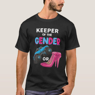 Keeper Of The Gender Wheels Or Heels Cute Reveal B T-Shirt