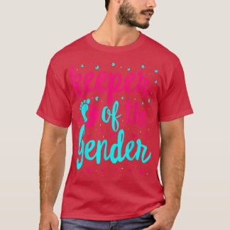 Keeper Of The Gender Women Men Cute Pregnant Gende T-Shirt