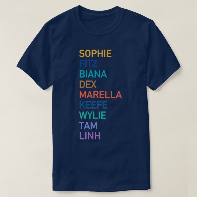Keeper of the Lost Cities Characters T-Shirt (Design Front)