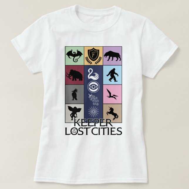 Keeper Of The Lost Cities Eras Tour KOTLC Bookish T-Shirt (Design Front)