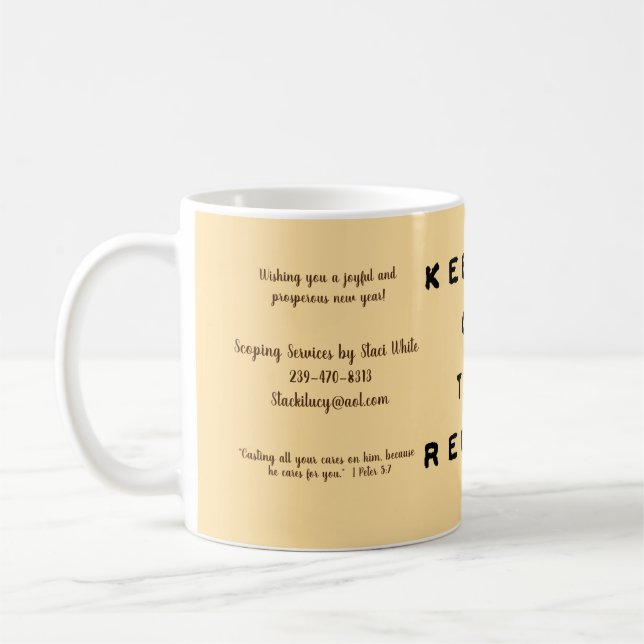 Keeper of the Record Mug (Left)