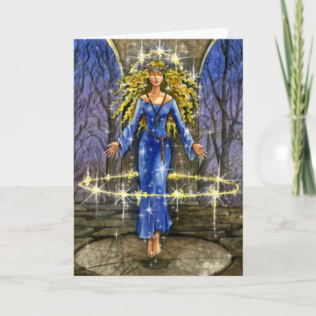 Keeper of the Temple blank card (Front)