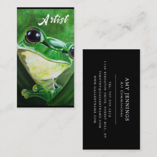 Keeper of the Water Painting by Alfred Fox Business Card