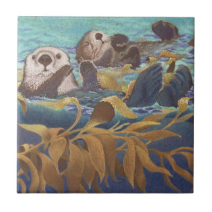 Keepers of the Kelp Sea Otters Tile