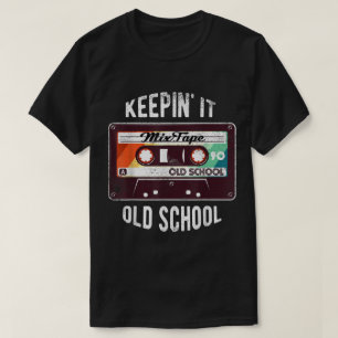 Keepin’ It Old School Retro Mixtape T-Shirt