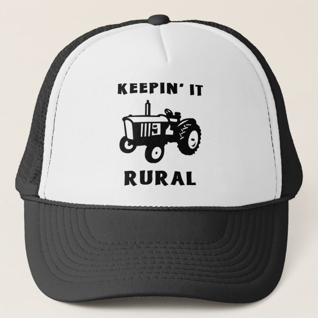 Keepin' It Rural Trucker Hat (Front)