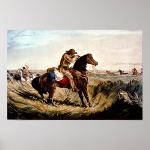 Keeping a check on native American indians Poster