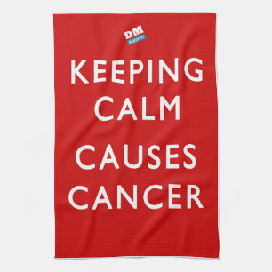 Keeping Calm RED Teatowel Tea Towel
