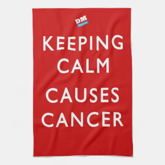 Keeping Calm RED Teatowel Tea Towel