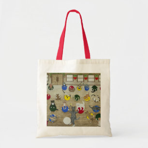 Keeping fit tote bag