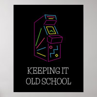 Keeping It Old School - Arcade Cabinet