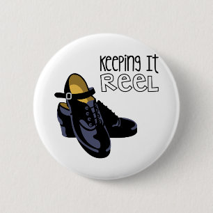 Keeping it Reel 6 Cm Round Badge